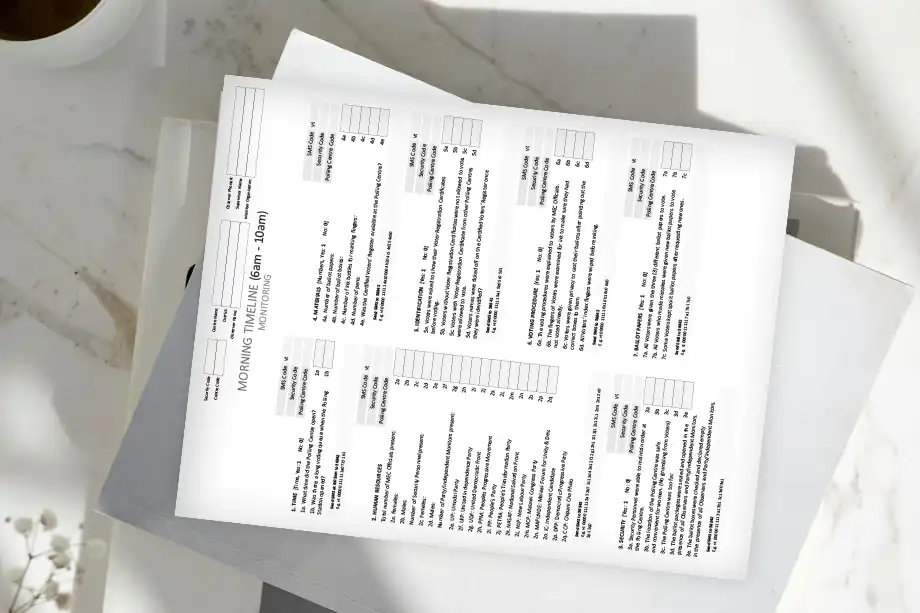 Registration Forms questionnaire