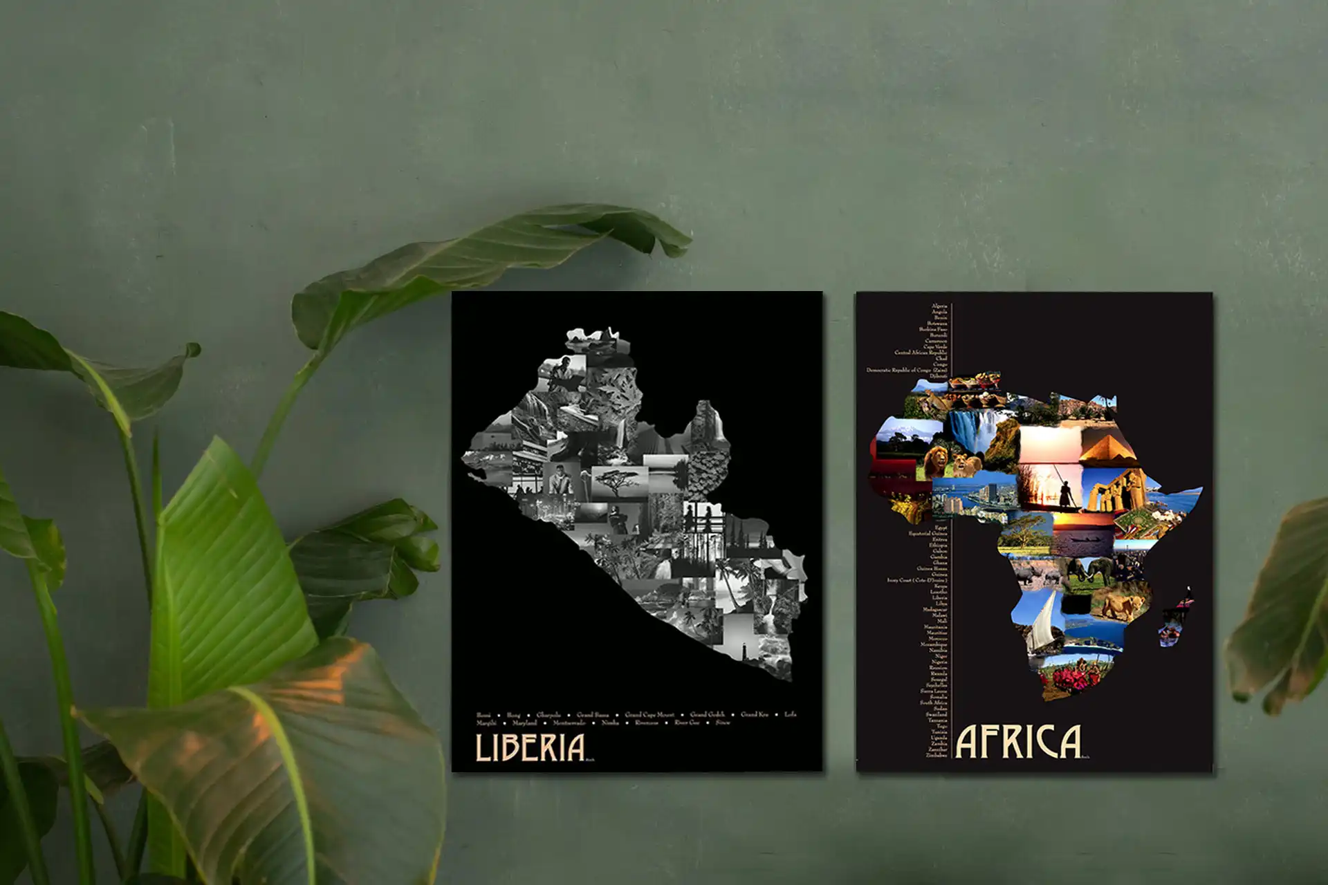 Country and Continent Posters