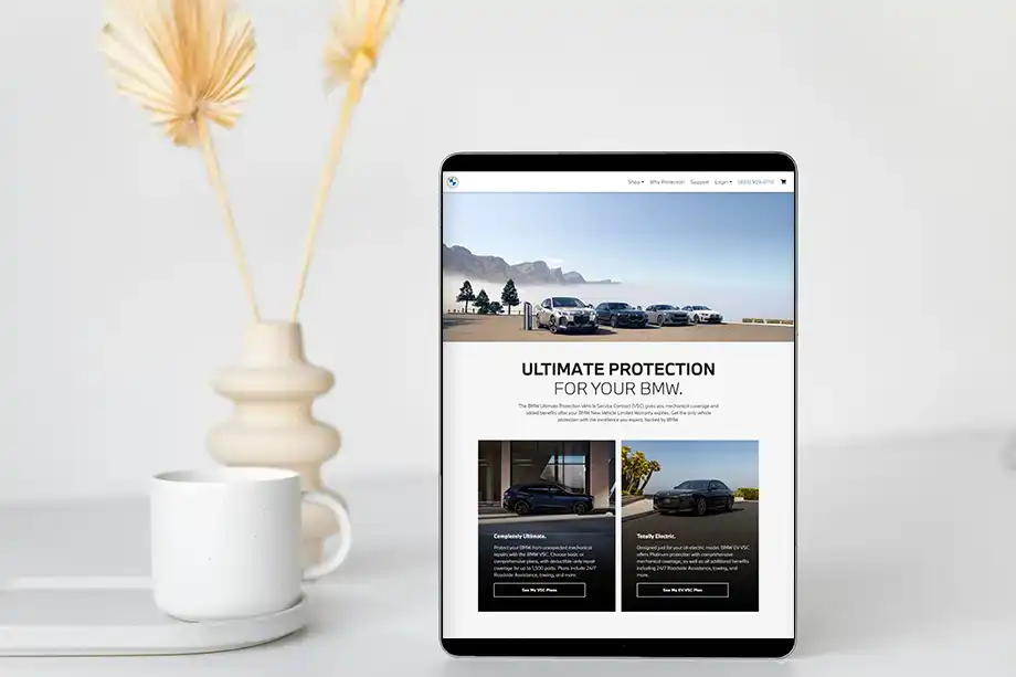 BMW Landing Page